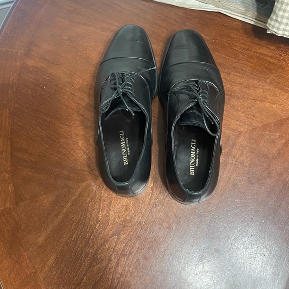 Bruno Magli Maioco Black Napa Leather Oxford Cap Toe wide main image 7